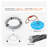80 ft Backyard Zipline Kit for Kids and Adults, 500 lb Capacity Outdoor Playground Set with Stainless Steel Cable, Spring Brake, Safety Harness and Seat