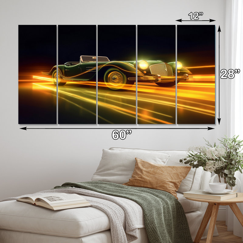 Industrial Transportation Wall Decor on Metal