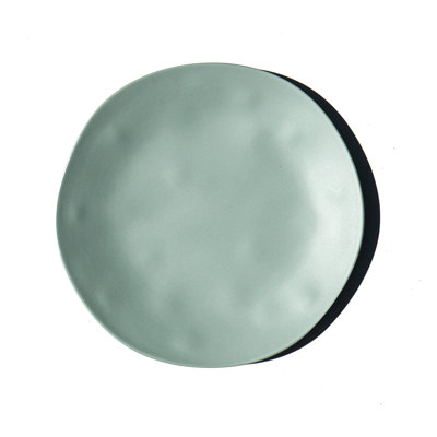 Assiette plate organique en mélamine NewWave - vert - 10,5 po - ensemble de 6