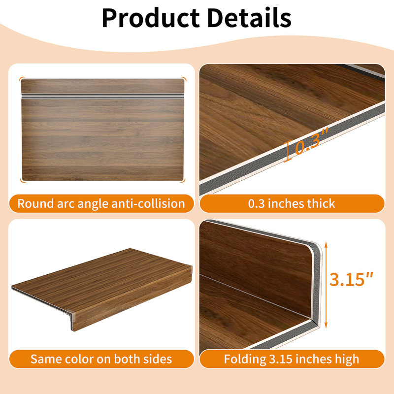 ( WALNUT Color ) 5 Pcs Wire Shelf Covers, Foamed PVC Wire Rack Covers For Removable Closet (Not Wood), Pantry Shelves For Cabinet Bathroom Kitchen Shelving Decoration