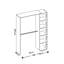 Manifactured Wood Wardrobe