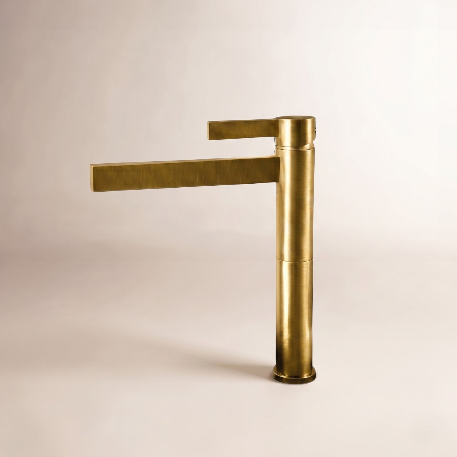 Sorrento Single-handle Bathroom Faucet, Brushed Gold