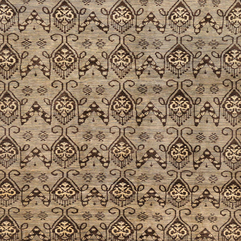Abstract Indoor Rug, Square 7'