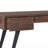 Lowry 60"W Solid Acacia Wood Desk, Industrial Style with Deep Drawers and Keyboard Tray