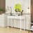 3-Drawer Wooden Makeup Desk with Mirror
