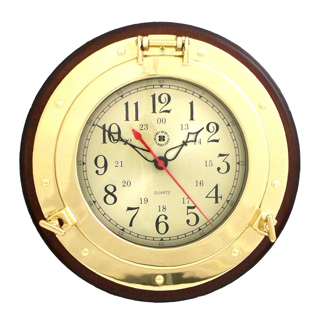 Metal Wall Clock Breakwater Bay