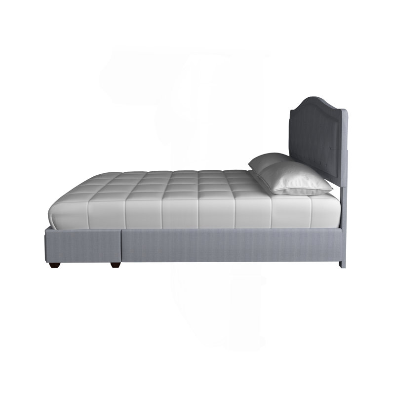 Queen Storage Bed In A Box, Gray, Queen