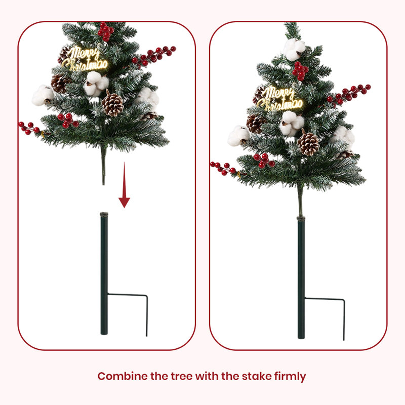 1.97' H Artificial Pine Christmas Tree