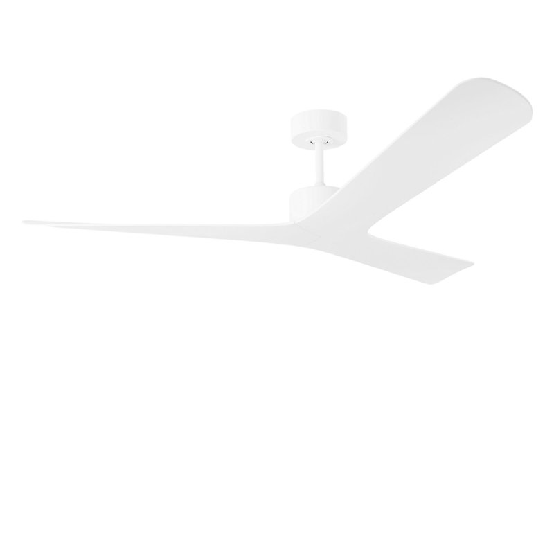 Ventilateur de plafond Tri Plank Smart 57, Matte White