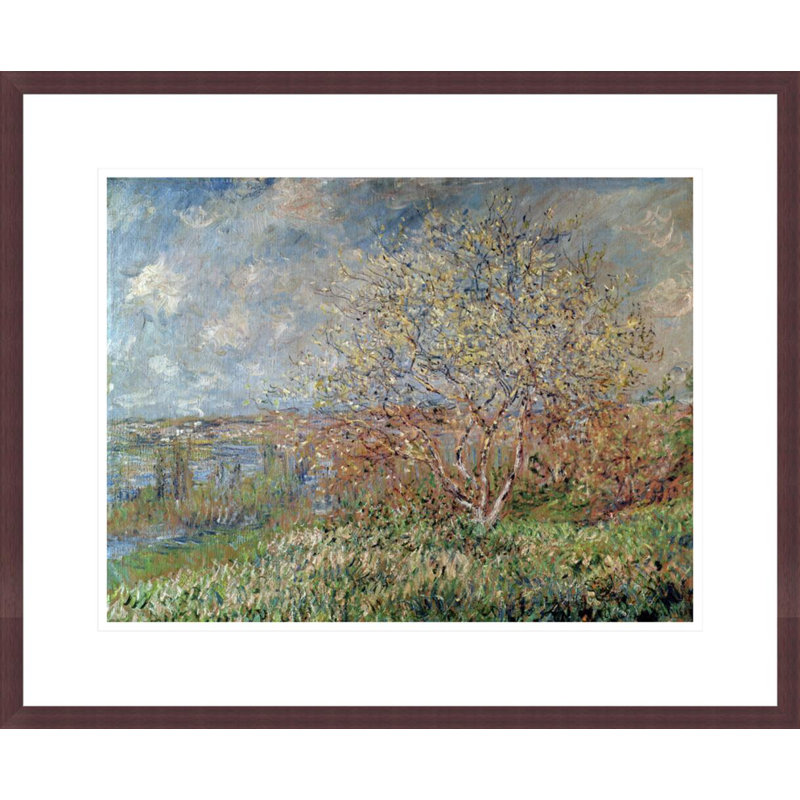 Spring by Claude Monet -Framed Giclee Print, 17.75" H x 21.59" W