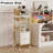 Makeup Organizer Cart With Drawers And Wheels - Rolling Bathroom Vanity Storage For Cosmetics, Skincare, Hair Tools, Nail Polish And Accessories