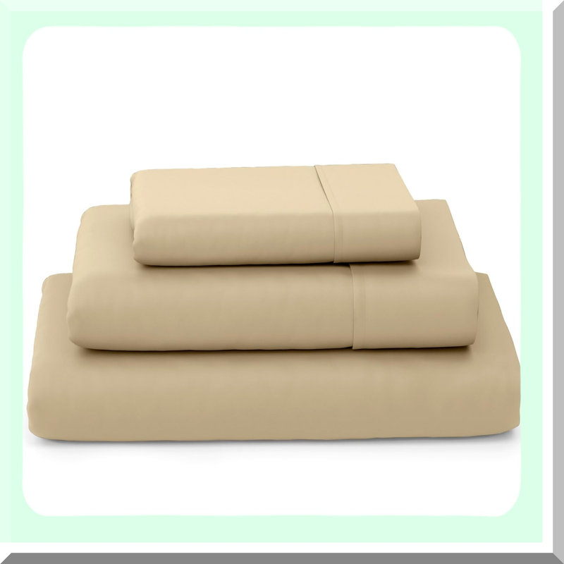 Rayon From CoolBamboo Silky Soft Sheets - Luxury 3-Piece Bedding Set with Deep Pockets - Twin XL Size - Breathable and Cooling Rayon Blend