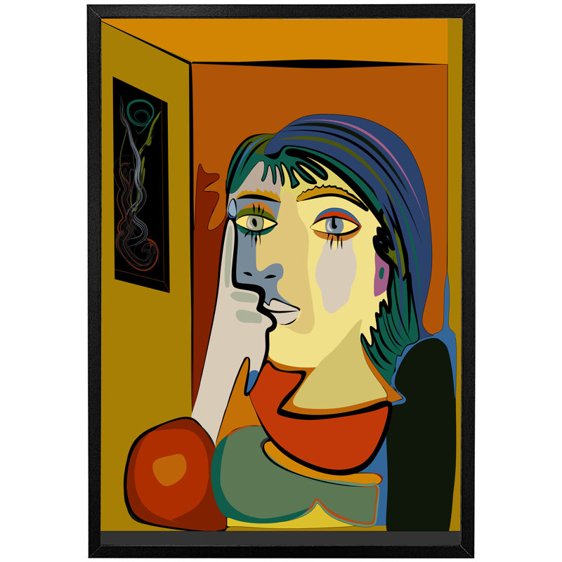 Mikes - Single Picture Frame Rectangle Print, Black Framed, 114cm H x 76cm W x 4cm D