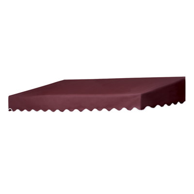 Auvent de porte en pente l 8 pi x P 4 pi