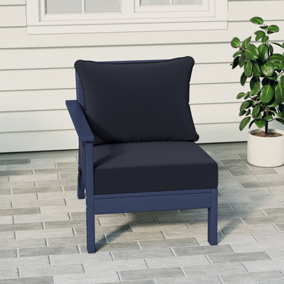 Deep Seating Left Arm Chair With Cushions