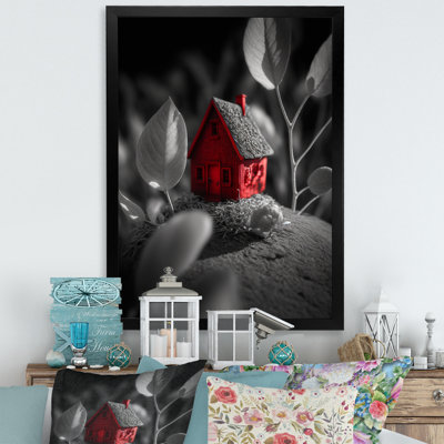 «Edenburg Red Cottage In The Countryside II», reproduction sur toile