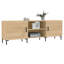 Merrilu TV Cabinet 150x30x50 cm Engineered Wood-1617554585