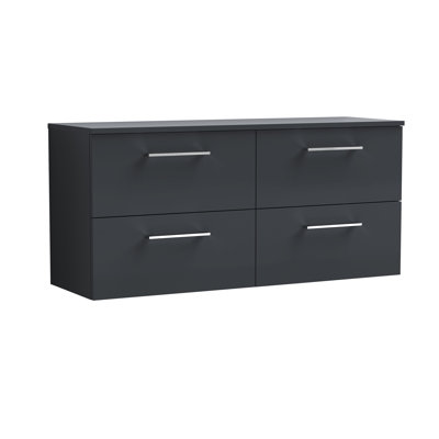 Arno 1205mm Double Bathroom Vanity with Integrated Vitreous China Basin