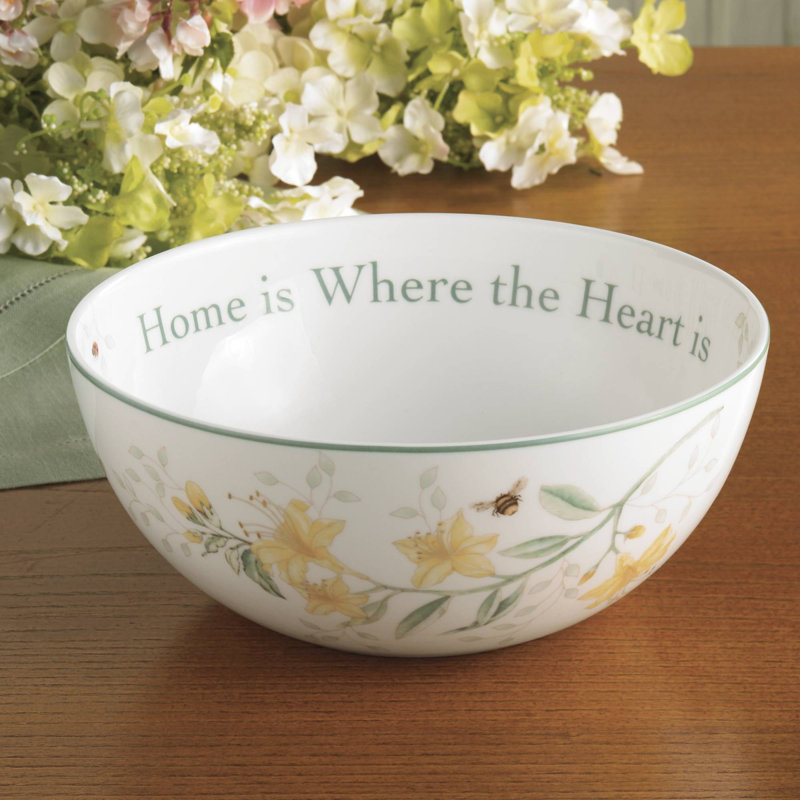 Papillon Lenox 38 oz. Bol à salade Sentiment