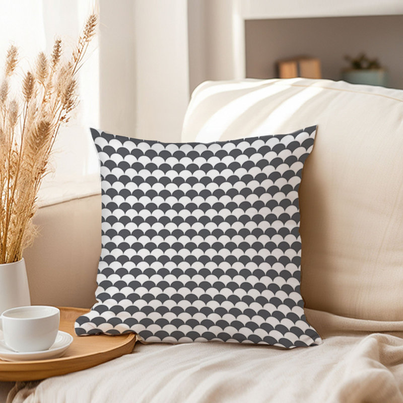  Abstract Dark Gray Pattern I Patterns Modern, 20"H x 20"W