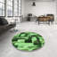 Tapis abstrait vert clair / vert foncé-1284682219