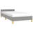 Pranavi vidaXL Fabric Platform Bed Frame, Slats Support, No Mattress-1560611685-1560611687