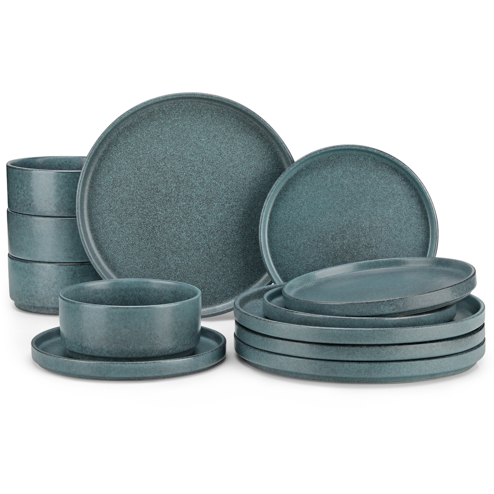 Ceramic Dinnerware Set, Blue