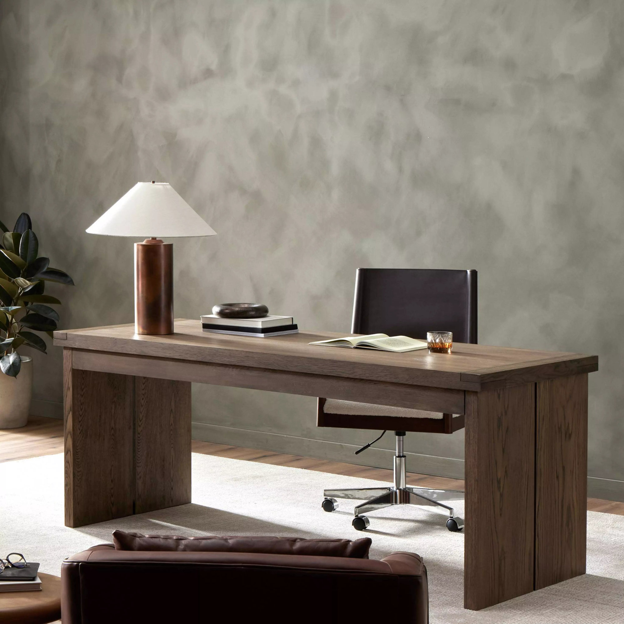 Nemo Writing Desk, Worn Oak