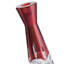 Lismore Red 8-in Round Candlestick