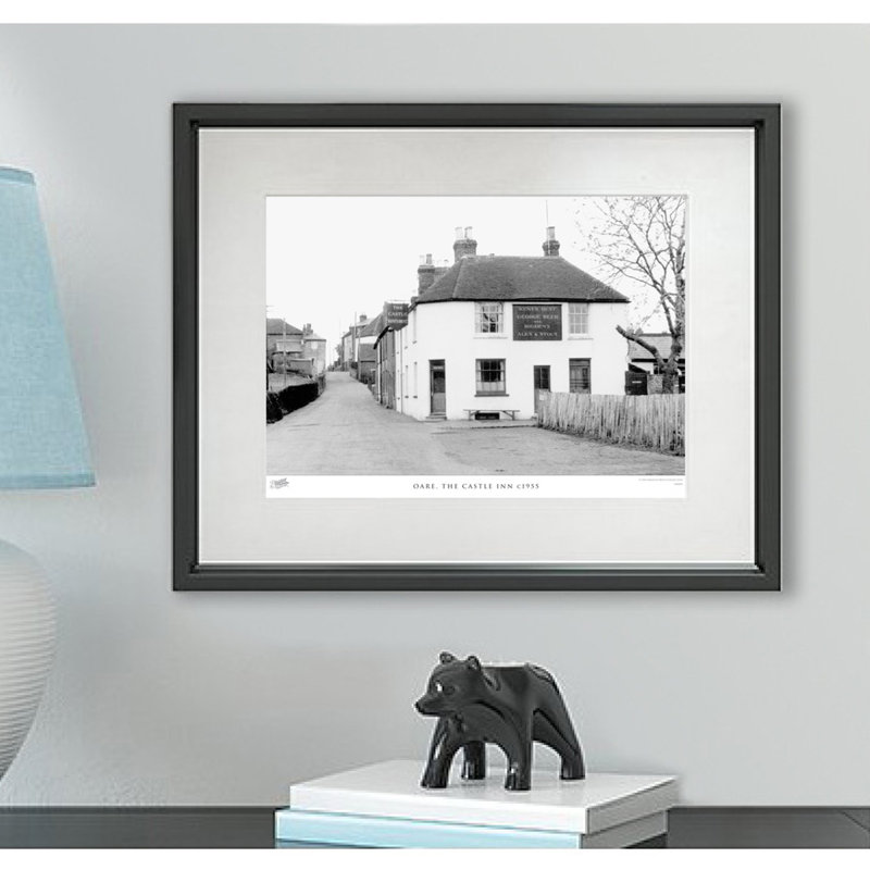 Oare, The Castle Inn C1955 by Francis Frith - Single Picture Frame Print, 28cm H x 36cm W x 2.3cm D