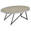 Table basse ovale
