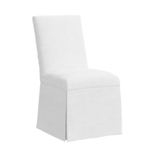 Red from Scalamandre Crafted by Cloth & Company Claremont Dining Chair in Solids
