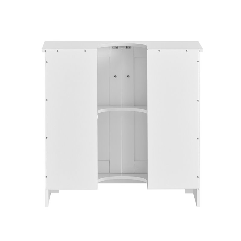 Gershwin 60Cm W x 60Cm H x 30Cm D Free-Standing Back to Wall Toilet Unit, White