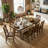 Oaklyn Modern Extendable Rectangular Dining Table Set-1649216917-1649216914