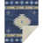 Bleu marine; cobalt; argent; jaune