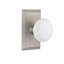 Plaque Studio avec poignée de porte en porcelaine blanche-25840138-29704562