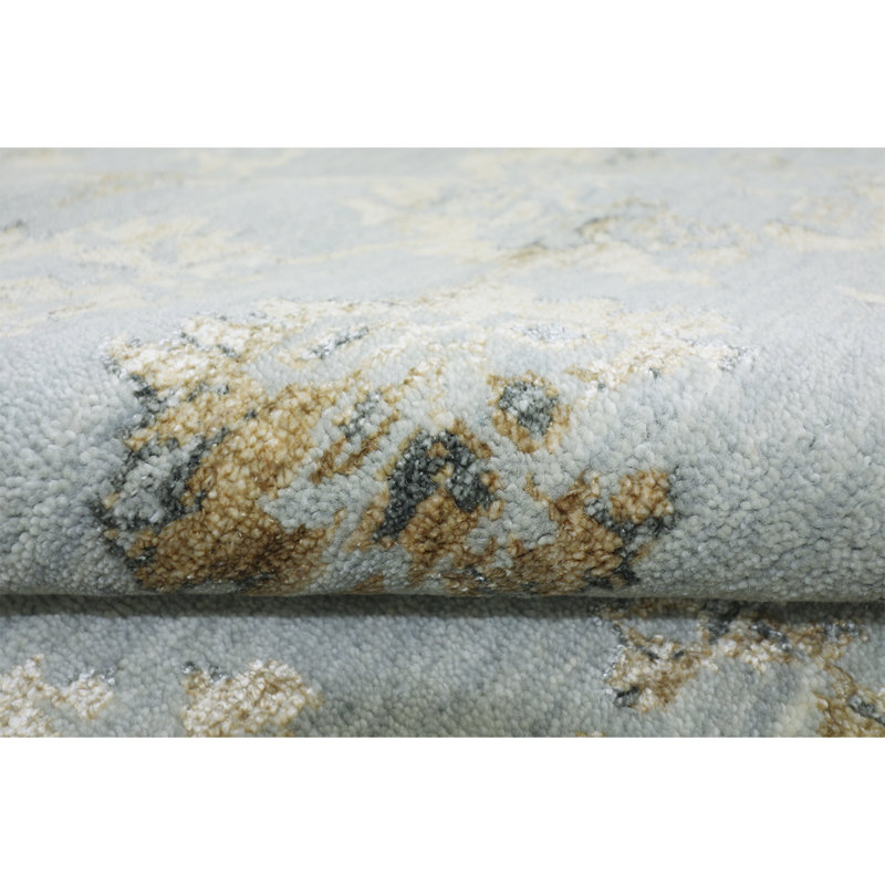 BROKDC155SIGL Oriental Area Rug in Gold, Rectangle 8' x 10'