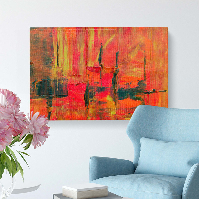 Abstract Art Painting Vol.293 by S.Johnson - Wrapped Canvas, 35cm H x 50cm W x 3cm D