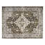 Tapis lavable pliable à bordure florale - vert clair-437849265
