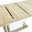 Table de salle à manger extensible en bois vieilli pour 6 à 10 personnes-200076799