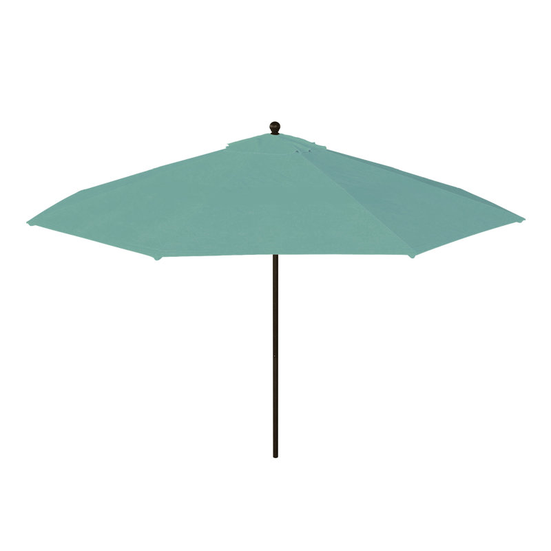 Parasol de patio blanc mat 11 pi., Aruba