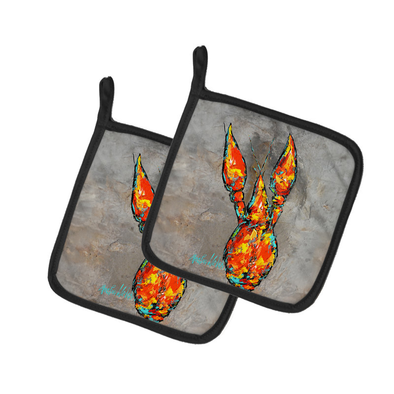 Caroline's Treasures Martin Welch New Artwork Polyester Potholder Set