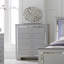 Meuble de chambre 1Pc avec 5 tiroirs en queue d'aronde