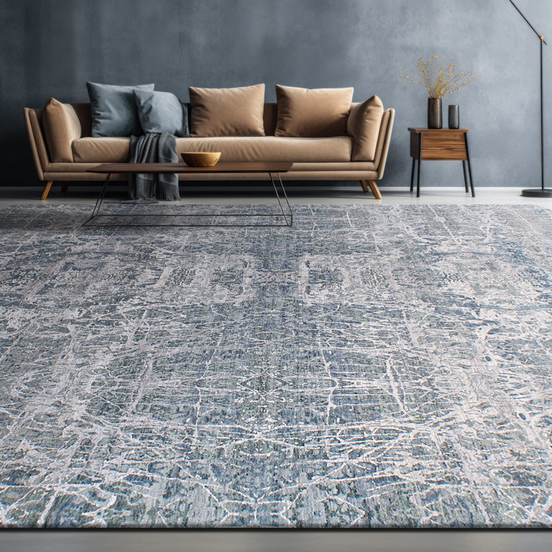 Abstract Area Rug, Rectangle 10' x 14'
