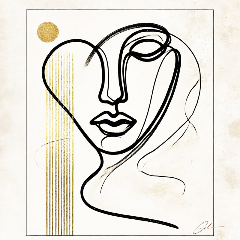 «Golden Essence», art mural moderne sur toile abstraite, H 12 po x l 12 po