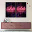 «Inhale Exhale Neon», reproduction d'art sur toile-92829569