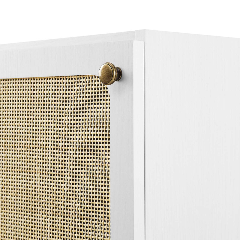 Base de meuble-lavabo simple 17 po. Modway, Blanc
