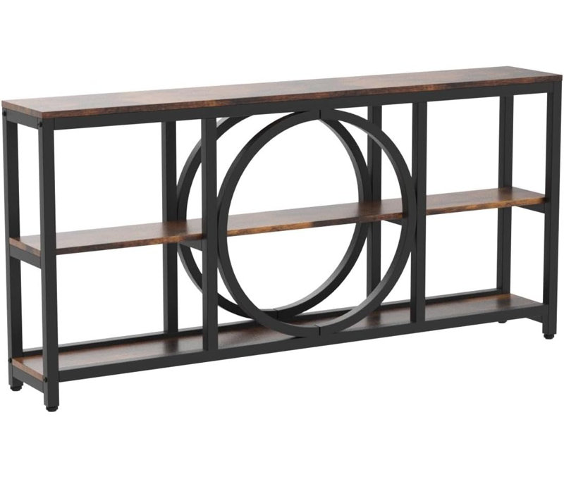 180cm Console Table, Brown/Black