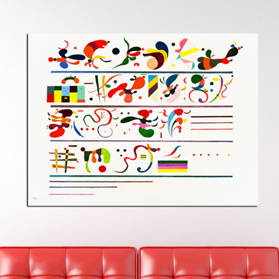 «Succession» par Wassily Kandinsky, impression sur toile tendue