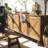 American Solid Wood Retro Sideboard Buffet Cabinet